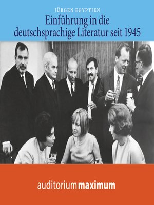 cover image of Einführung in die deutschsprachige Literatur nach 1945 (Ungekürzt)